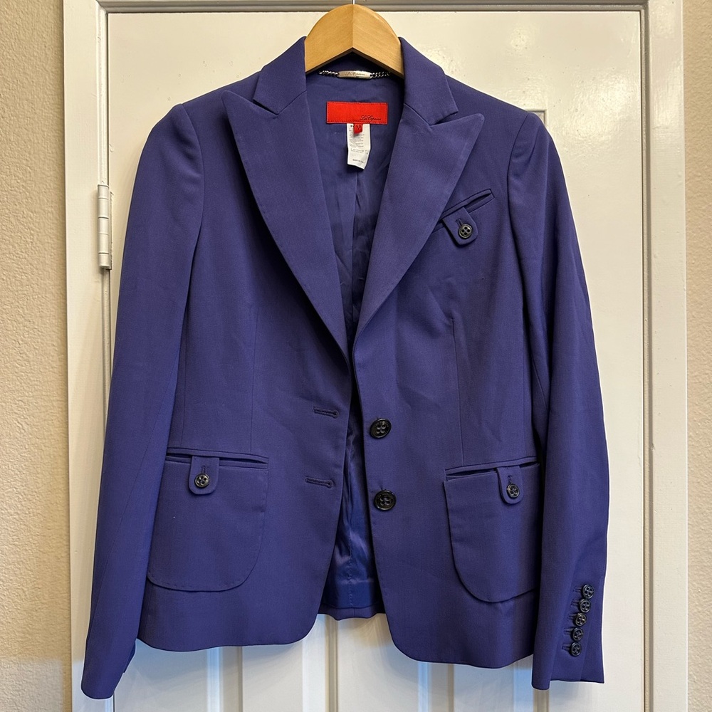 Les Copains Purple Blazer